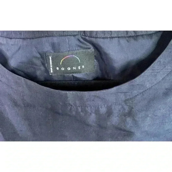 Bogner Dress Sz 38 Sheath Silk Lined Sleeveless Textured Made in Germany - Picture 3 of 7